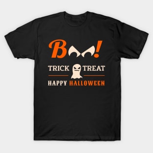 BOO! - A happy Halloween Design T-Shirt